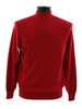 Bassiri L/S Mock Neck Sweater 638-Red