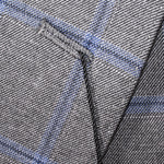Sean John Modern Fit Suit Grey/Blue Plaid MUTO257Z1318