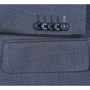 ENGLISH LAUNDRY Solid Charcoal Notch Suit 72-02-095