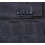 ENGLISH LAUNDRY Charcoal Checked Notch Suit 72-52-095