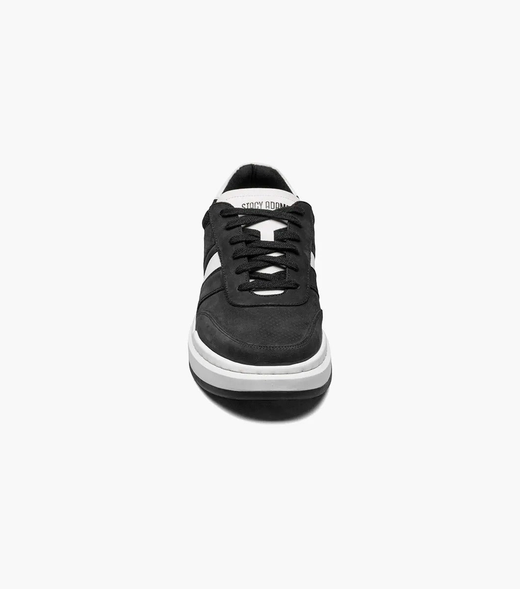 Stacy Adams - CURRIER Moc Toe Lace Up Sneaker - Black - 25515-001
