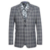 ENGLISH LAUNDRY Dimgray with White Check Peak Suit 72-60-001