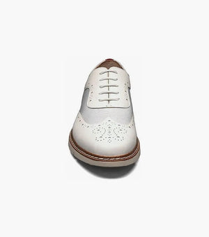 Stacy Adams - SUMMIT Wingtip Lace Up - White - 25434-100