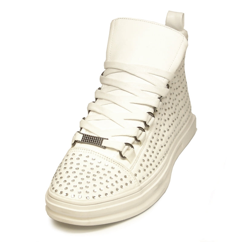 FI-2257 White Encore by Fiesso Sneaker Boot