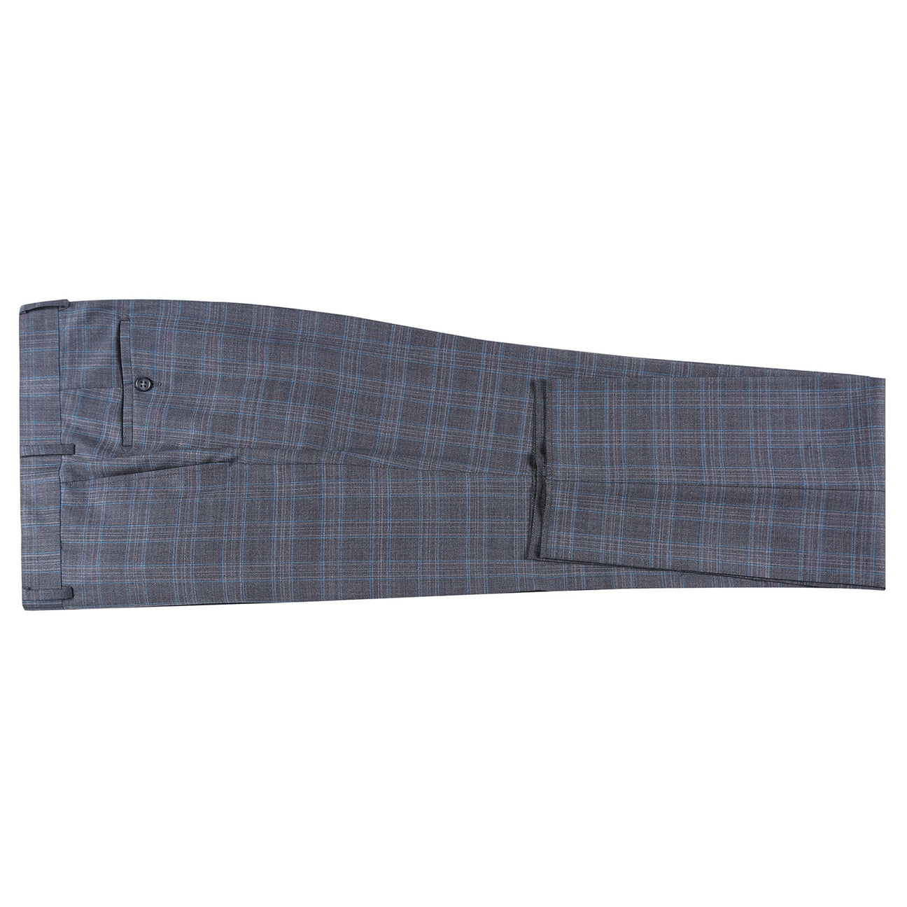 ENGLISH LAUNDRY Wool Gray Checked Peak Suit 62-68-095