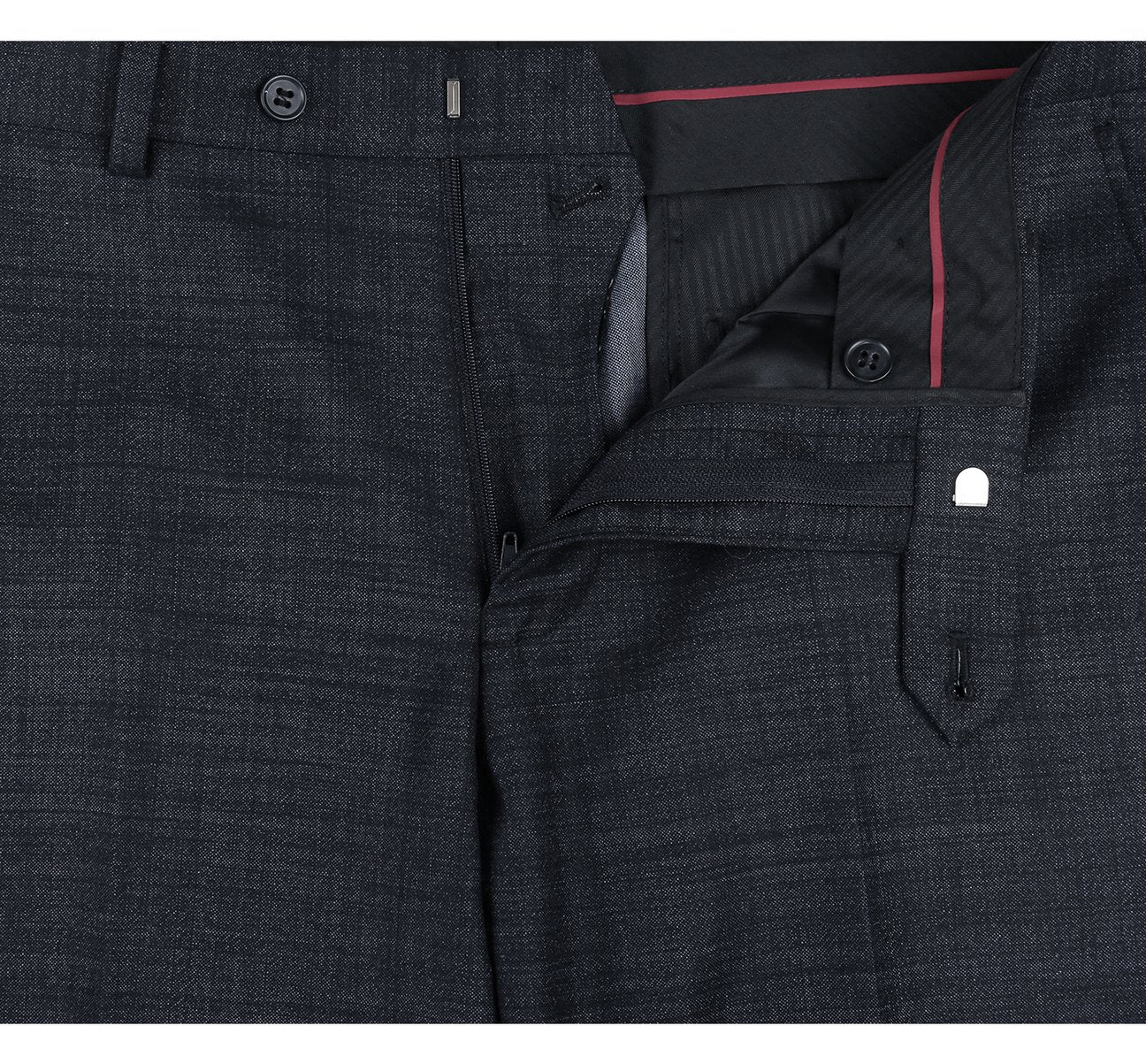 RENOIR Charcoal Two Piece Slim Fit Wool Blend Suit 558-2