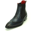 FI-8708 Black Wing Tip Boot Encore by Fiesso
