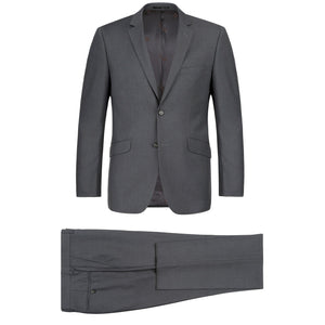 RENOIR 2-Piece Classic Fit Notch Lapel Solid Suit 201-4