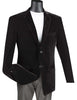 Vinci Velvet Regular Fit Fashion Jacket (Black) B-27