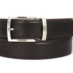 Paul Parkman Leather Belt Hand-Painted Dark Brown B01-DARK-BRW