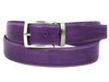 Paul Parkman Leather Belt Hand-Painted Purple - B01-PURP