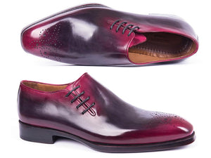 Paul Parkman Side Lace Oxfords Purple & Gray - 846F11