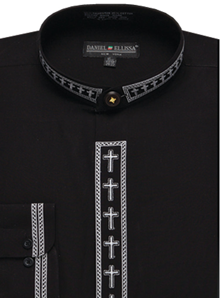 Daniel Ellissa Banded Collar DS2005-C Black/White