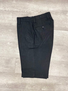 Inserch Premium Linen Flat Front Shorts Black P21116/P21110