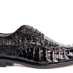 Belvedere - Chapo, Genuine Hornback Crocodile Dress Shoe - Black - 1465