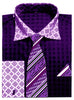 Avanti Uomo French Cuff Dress Shirt DN69M Purple