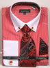 Avanti Uomo French Cuff Dress Shirt DN77M Red