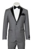 Tiglio Luxe Sienna Slim Fit Grey Tuxedo E09063/26