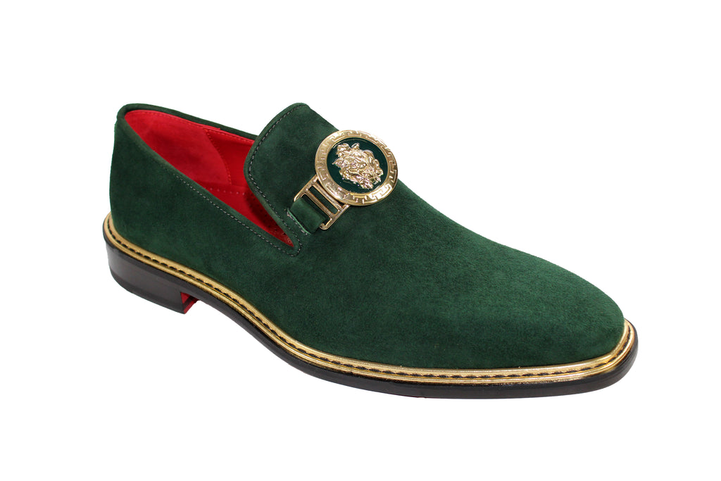 Emilio Franco Couture "EF102" Green Shoes