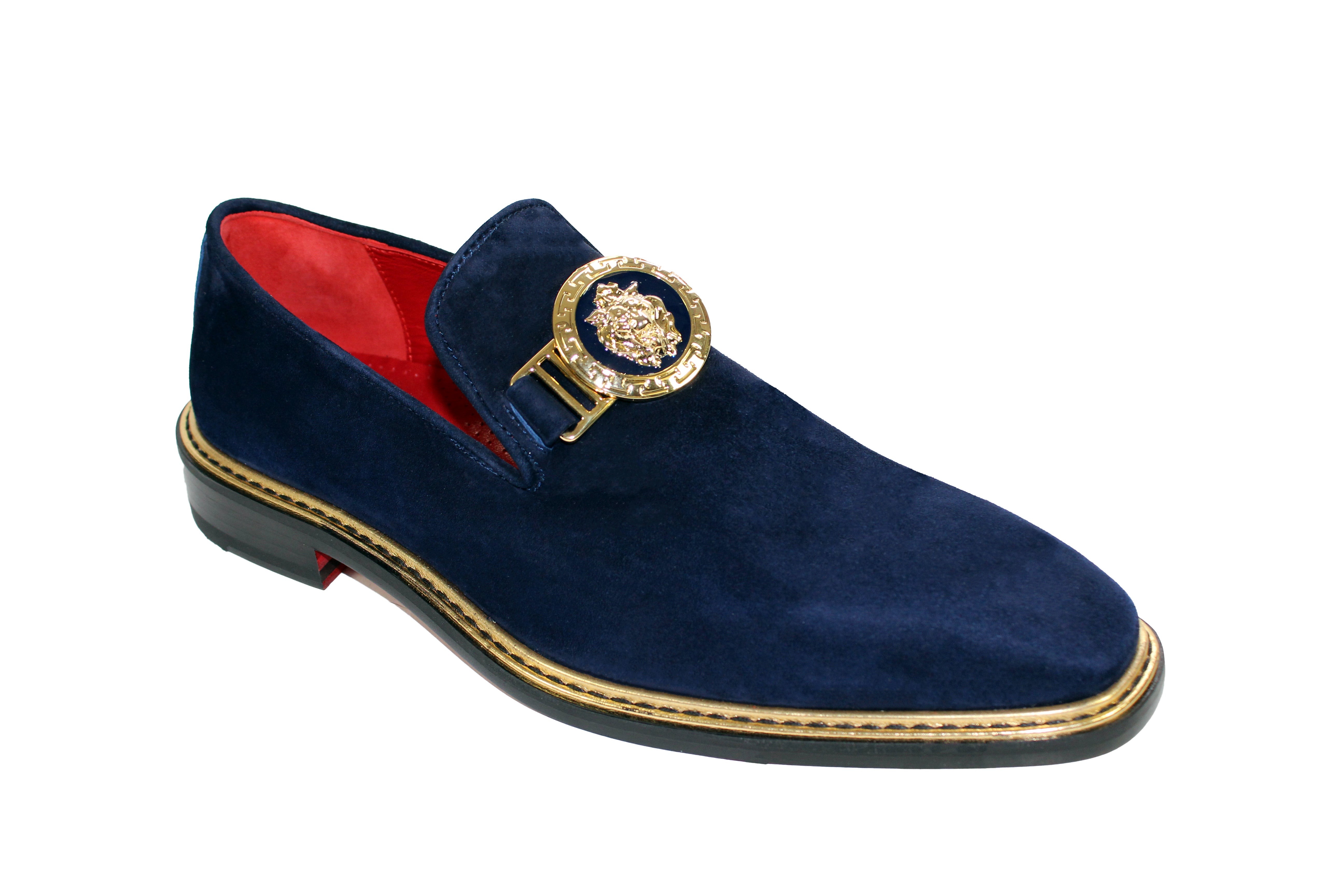 Emilio Franco Couture "EF102" Navy Shoes
