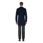 ENGLISH LAUNDRY Wool Blend Breasted Navy Top Coat EL53-01-092