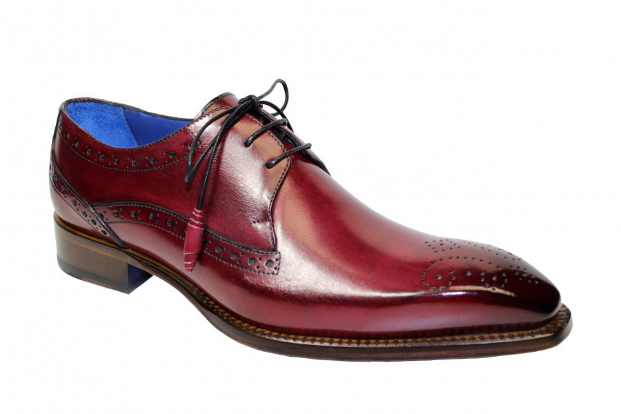 Emilio Franco "Giacamo" Antique Red Shoes