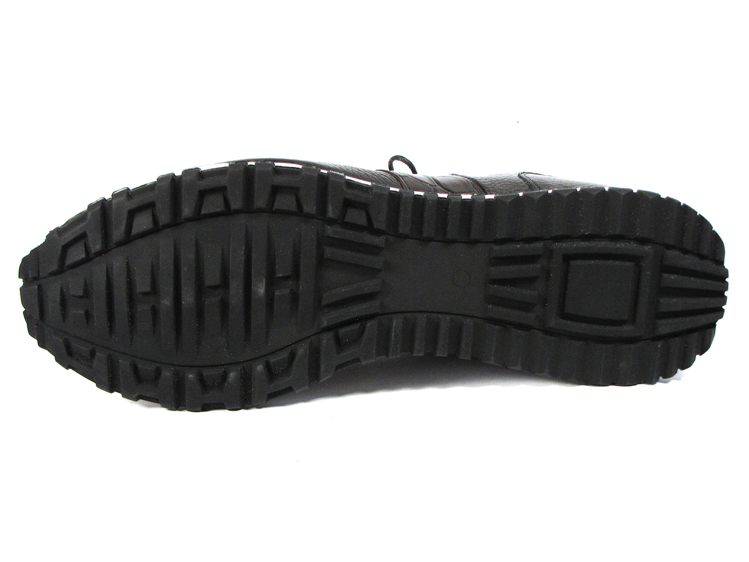 Paul Parkman Men's Black Floater Leather Sneakers - LP206BLK