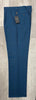 Tiglio Luxe 2521 Comfort Fit Single Pleated Pants 18+ Inch Leg S5128/A Teal Blue