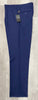 Tiglio Luxe 2521 Comfort Fit Single Pleated Pants 18+ Inch Leg TIG5966 Blue
