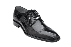 Belvedere - Batta, Genuine Ostrich Dress Shoe - Black - 14006 - IN STORE