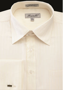 Fratello French Cuff Dress Shirt FRV4906P2 Ivory