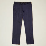 Inserch Satin Pants with Stretch P3901-11 Navy