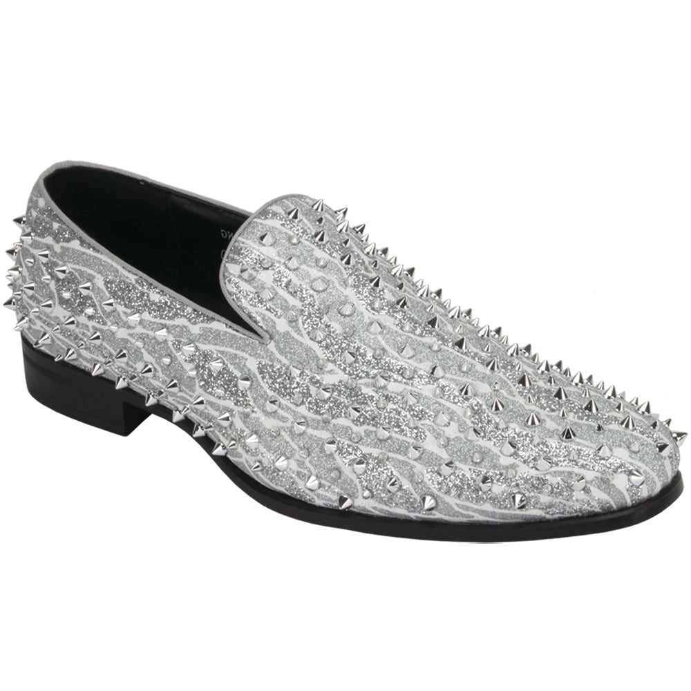 After Midnight Exclusive King Silver Dress Shoes