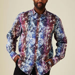 Inserch 100% Premium Cotton Floral Print Shirt LS013-66 Multi
