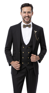 EJ Samuel Black Suit M2771