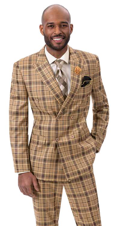 EJ Samuel Gold Suit M2786 – Unique Design Menswear