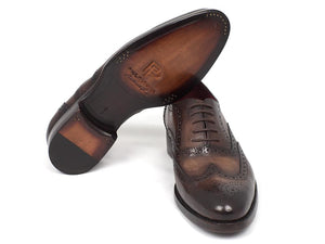Paul Parkman Wingtip Oxfords Goodyear Welted Brown - 027-BRW