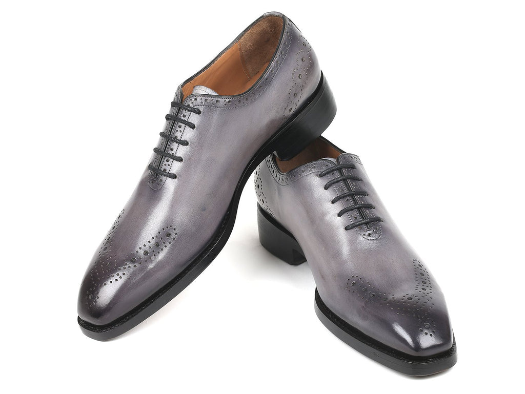 Paul Parkman Goodyear Welted Punched Oxfords Gray - 7614-GRY