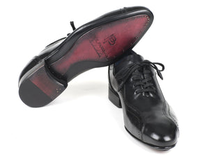 Paul Parkman Handmade Lace-Up Casual Shoes Black - 84654-BLK