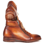 Paul Parkman Side Zipper Leather Boots Light Brown - 12455-CML