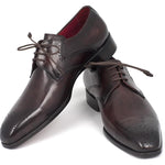 Paul Parkman Brown Medallion Toe Derby Shoes - 6584-BRW
