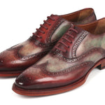 Paul Parkman Goodyear Welted Men's Two Tone Wingtip Oxfords - PP22GB62