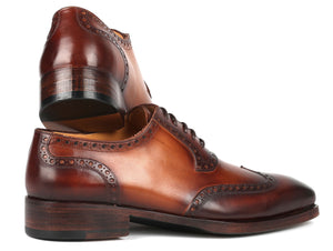 Paul Parkman Goodyear Welted Wingtip Oxfords Brown - 6819-BRW