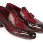 Paul Parkman Hand-Sewn Tassel Loafers Bordeaux - 082-BRD