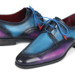 Paul Parkman Ghillie Lacing Blue & Purple Dress Shoes - GU568BLP