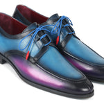 Paul Parkman Ghillie Lacing Blue & Purple Dress Shoes - GU568BLP