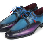 Paul Parkman Ghillie Lacing Blue & Purple Dress Shoes - GU568BLP