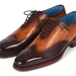 Paul Parkman Goodyear Welted Two Tone Brown Oxford Shoes - 081-K33