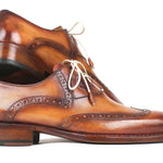Paul Parkman Goodyear Welted Ghillie Lacing Wingtip Brogues - 2955-CML