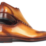 Paul Parkman Goodyear Welted Punched Oxfords Camel - 7614-CML